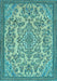 Abstract Light Blue Modern Rug, abs2801lblu