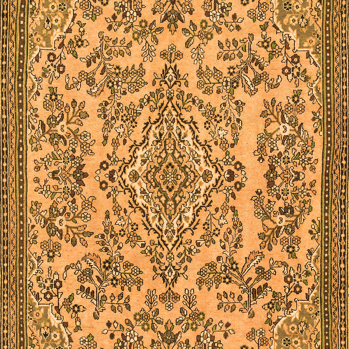 Abstract Orange Modern Rug, abs2801org