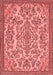 Abstract Red Modern Area Rugs