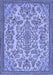 Machine Washable Abstract Blue Modern Rug, wshabs2801blu