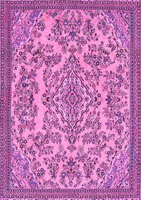 Abstract Pink Modern Rug, abs2801pnk