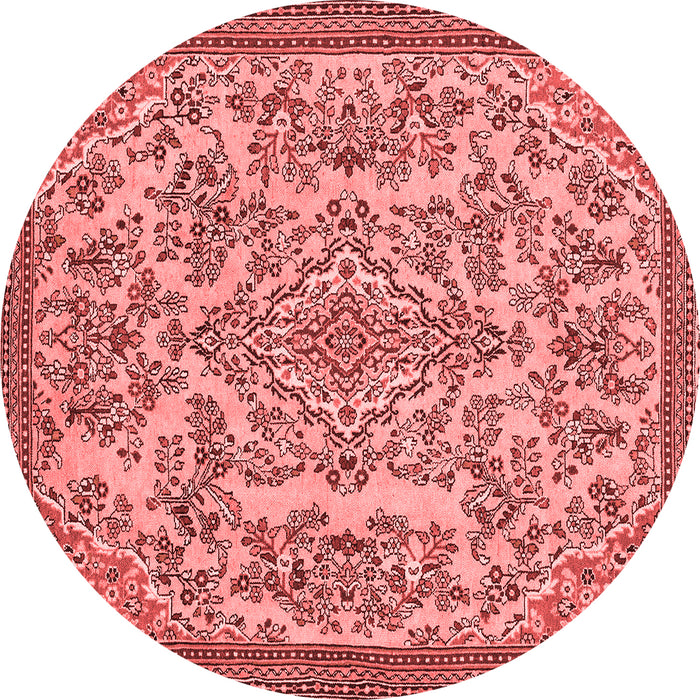 Abstract Red Modern Rug, abs2801red