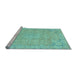 Sideview of Machine Washable Abstract Light Blue Modern Rug, wshabs2802lblu