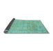 Sideview of Abstract Light Blue Modern Rug, abs2802lblu