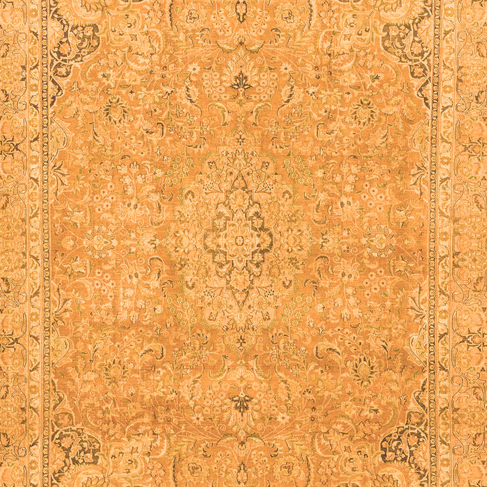 Machine Washable Abstract Orange Modern Area Rugs, wshabs2802org