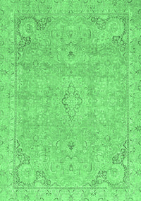 Abstract Emerald Green Modern Rug, abs2802emgrn