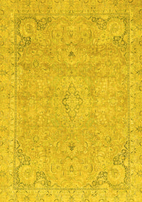 Abstract Yellow Modern Rug, abs2802yw