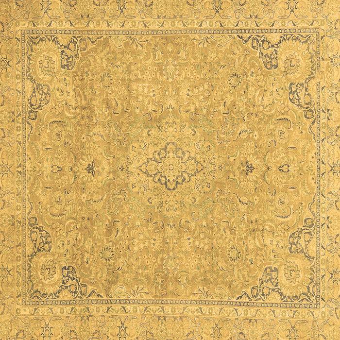 Square Abstract Brown Modern Rug, abs2802brn