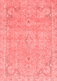 Abstract Red Modern Rug, abs2802red