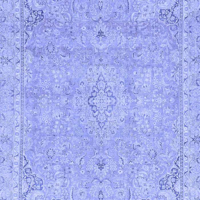 Abstract Blue Modern Rug, abs2802blu