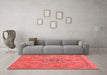 Modern Red Washable Rugs