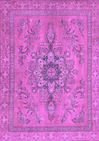 Abstract Purple Modern Rug, abs2803pur