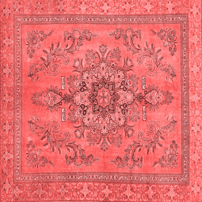 Machine Washable Abstract Red Modern Rug, wshabs2803red