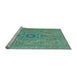 Sideview of Machine Washable Abstract Light Blue Modern Rug, wshabs2803lblu