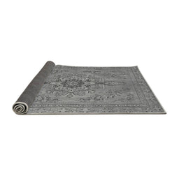 Sideview of Abstract Gray Modern Rug, abs2803gry