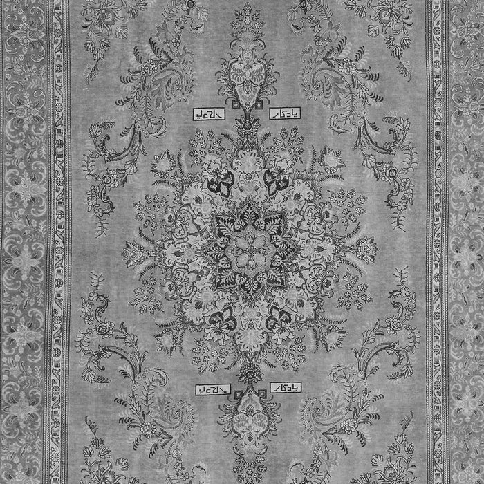 Machine Washable Abstract Gray Modern Rug, wshabs2803gry