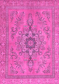 Abstract Pink Modern Rug, abs2803pnk