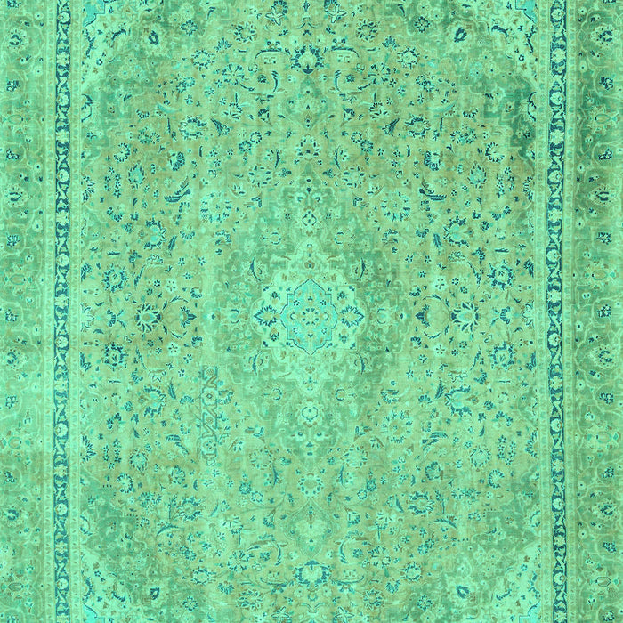 Machine Washable Abstract Turquoise Modern Area Rugs, wshabs2804turq