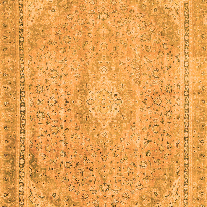 Machine Washable Abstract Orange Modern Area Rugs, wshabs2804org