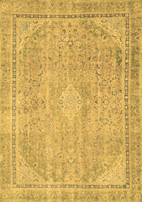 Abstract Brown Modern Rug, abs2804brn