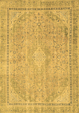 Abstract Brown Modern Rug, abs2804brn