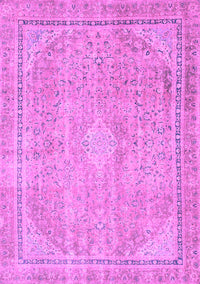 Abstract Purple Modern Rug, abs2804pur