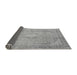 Sideview of Abstract Gray Modern Rug, abs2804gry