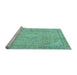 Sideview of Machine Washable Abstract Light Blue Modern Rug, wshabs2804lblu