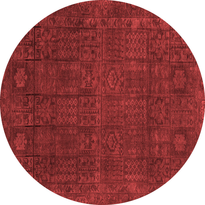 Abstract Red Modern Rug, abs2805red
