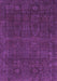 Machine Washable Abstract Purple Modern Area Rugs, wshabs2805pur