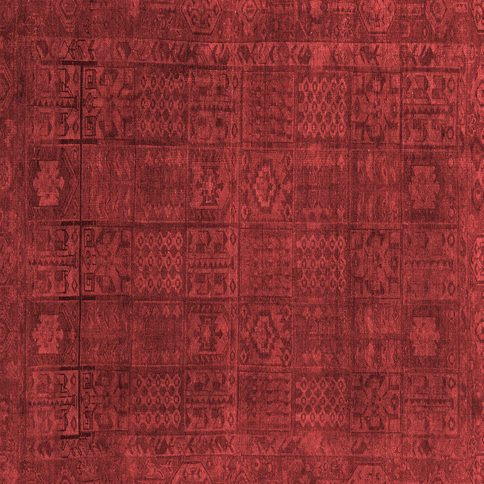 Abstract Red Modern Rug, abs2805red