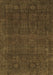 Machine Washable Abstract Brown Modern Rug, wshabs2805brn