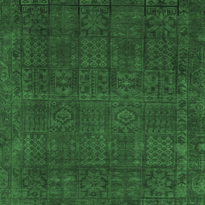 Machine Washable Abstract Emerald Green Modern Area Rugs, wshabs2805emgrn