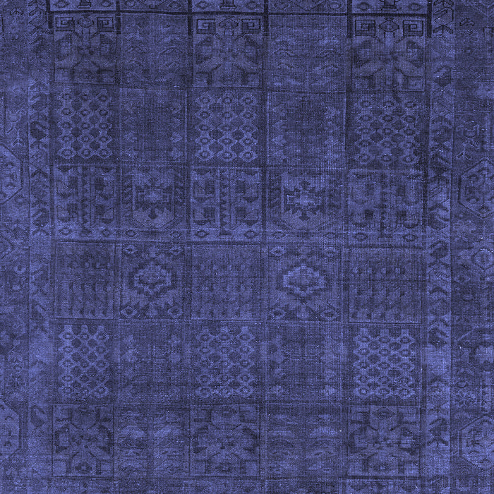 Abstract Blue Modern Rug, abs2805blu