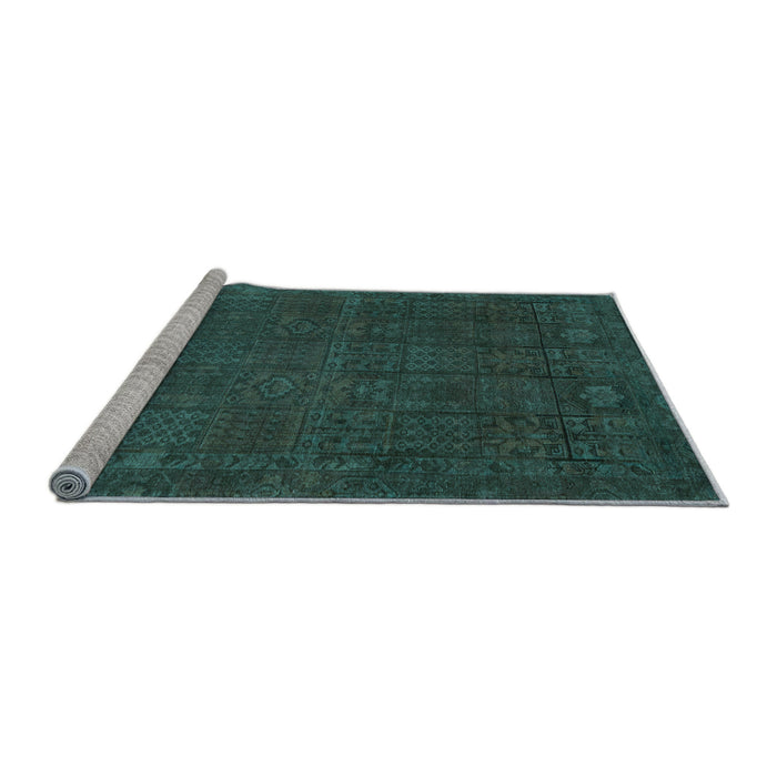 Sideview of Machine Washable Abstract Light Blue Modern Rug, wshabs2805lblu