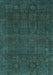 Abstract Light Blue Modern Rug, abs2805lblu