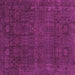 Square Abstract Pink Modern Rug, abs2805pnk