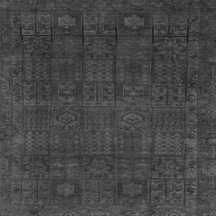 Square Abstract Gray Modern Rug, abs2805gry