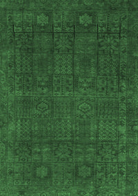 Abstract Emerald Green Modern Rug, abs2805emgrn