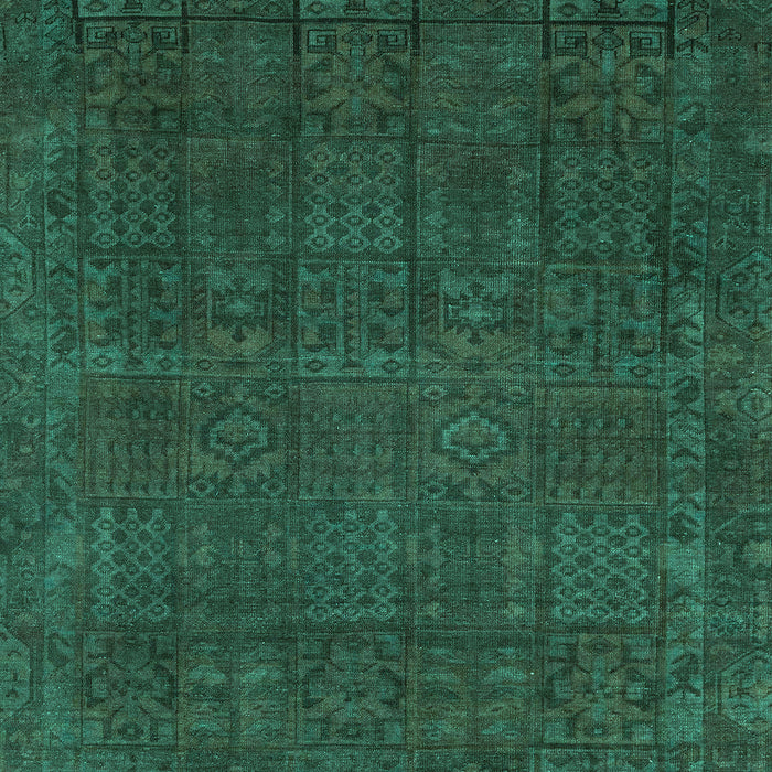 Machine Washable Abstract Turquoise Modern Area Rugs, wshabs2805turq