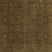 Square Abstract Brown Modern Rug, abs2805brn