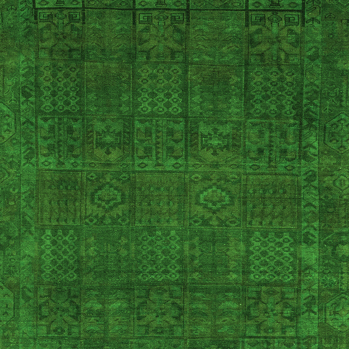 Abstract Green Modern Rug, abs2805grn