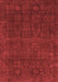 Abstract Red Modern Area Rugs