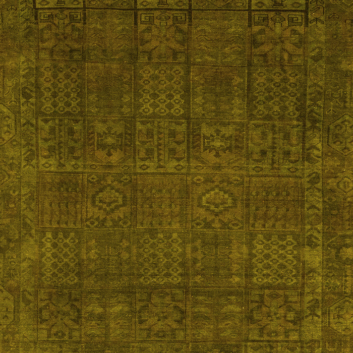 Abstract Yellow Modern Rug, abs2805yw