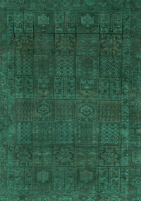 Abstract Turquoise Modern Rug, abs2805turq