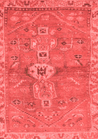 Abstract Red Modern Rug, abs2806red