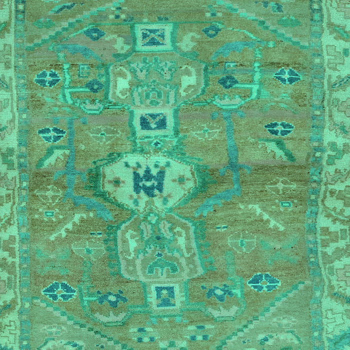 Abstract Turquoise Modern Rug, abs2806turq