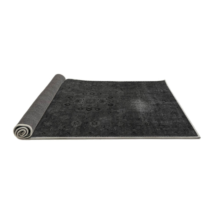Sideview of Abstract Gray Modern Rug, abs2807gry