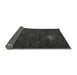 Sideview of Abstract Gray Modern Rug, abs2807gry