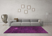 Machine Washable Abstract Pink Modern Rug, wshabs2807pnk